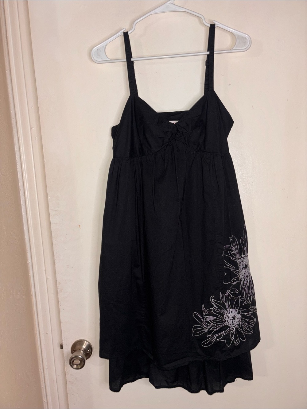Liberty of London for Target Black Sundress with White Floral Accent